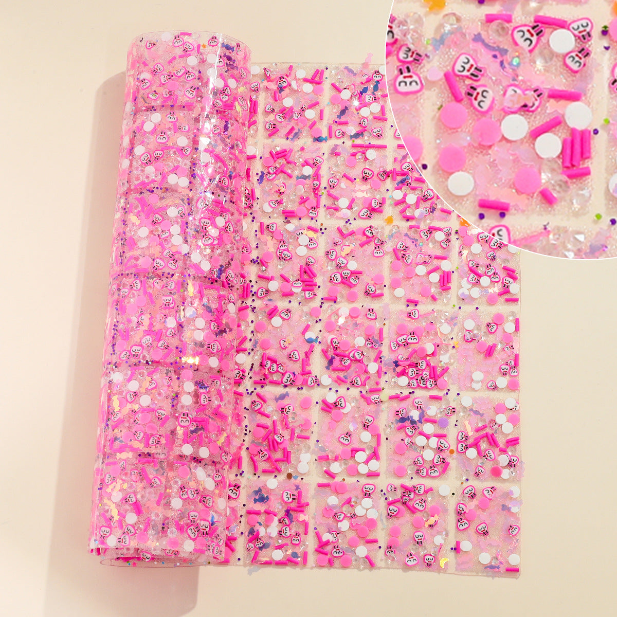 Wholesale DIY pen stickers geometric special-shaped resin hot melt double-sided adhesive backing diamond piece